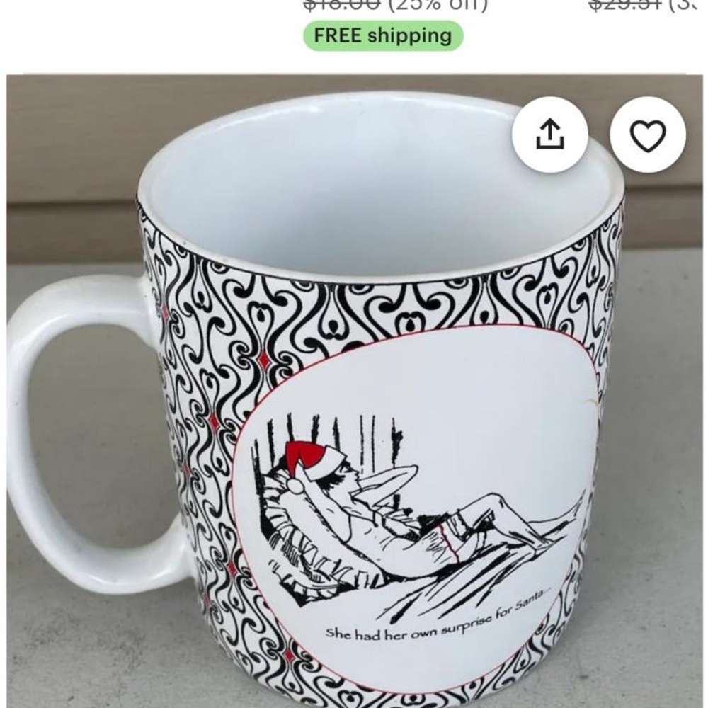 222 fifth christmas mug